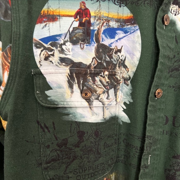 POLO GREEN OUTDOORSMAN WORK SHIRT - Picture 7 of 11